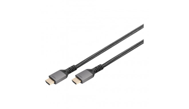 Digitus 8K PREMIUM HDMI 2.1 ühenduskaabel DB-330200-010-S HDMI isane (tüüp A) HDMI isane (tüüp A) HD