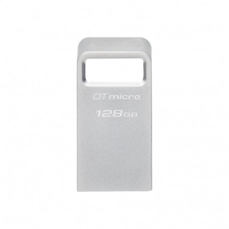 Kingston mälupulk DataTraveler micro USB 3.2 128GB USB Type-A, hõbedane