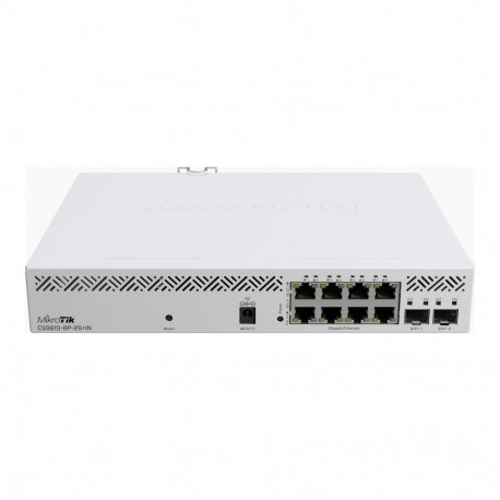 Pilvruuteri lüliti | CSS610-8P-2S+IN | Ei Wi-Fi | 10/100/1000 Mbit/s | Ethernet LAN (RJ-45) pordid 8