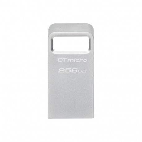 Kingston | USB 3.2 Flash Drive | DataTraveler micro | 256 GB | USB 3.2 | Silver