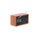 Adler | AD 1184 | Radio DAB+ Bluetooth | Black/Brown | Alarm function