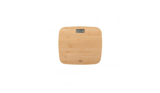 Adler | Bathroom Bamboo Scale | AD 8173 | Maximum weight (capacity) 150 kg | Accuracy 100 g