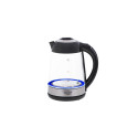 Adler | Kettle | AD 1285 | Electric | 2200 W | 1.7 L | Glass/Stainless steel | 360° rotational base 