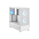 Fractal Design | Pop Air RGB | Side window | White TG Clear Tint | ATX, mATX, Mini ITX | Power suppl