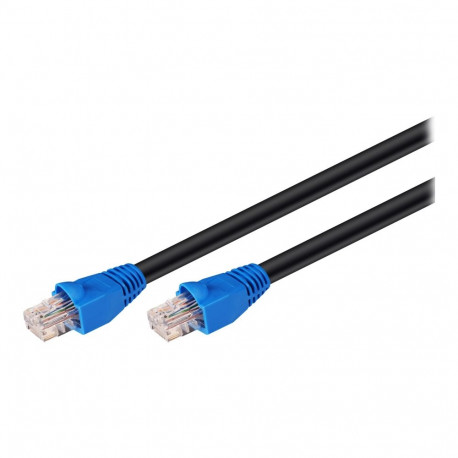 CAT 6 Outdoor-patch cable U/UTP | 94389 | Prewired, unshielded LAN cable with RJ45 plugs for connect