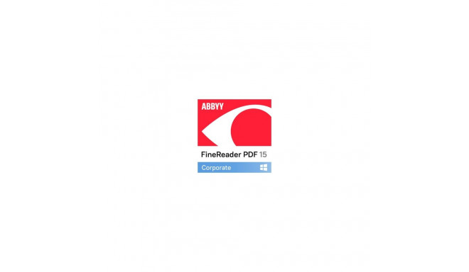 FineReader PDF 15 Corporate | Single User License (ESD) | 3 year(s) | 1 user(s)