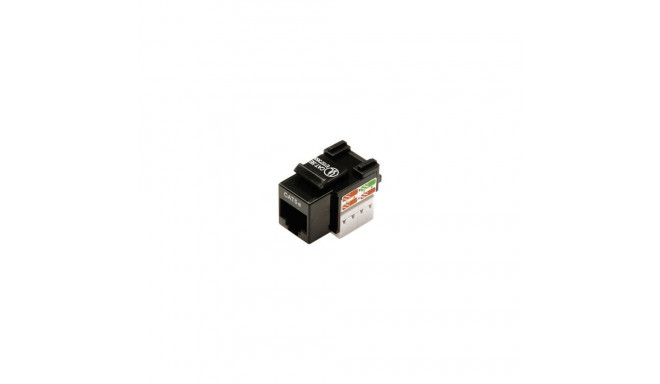 D-klass CAT 5e keystone-pesa DN-93501, varjestamata RJ45–LSA, kaabli paigaldus LSA-ribade kaudu, vär
