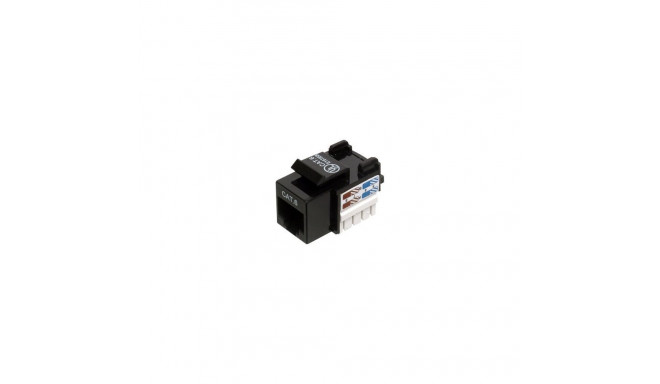 Class E CAT 6 keystone-pesa DN-93601 varjestamata RJ45 LSA-le, kaabli paigaldus LSA ribade kaudu, vä