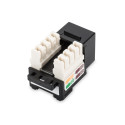 Digitus | Class D CAT 5e Keystone Jack | DN-93501 | Unshielded RJ45 to LSA | Black | Cable installat