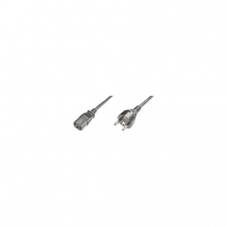 Digitus | Power Cord Cable | Power Cord, Schuko (CEE 7/7) - C13 M/F, H05VVF3G 0.75qmm | Black