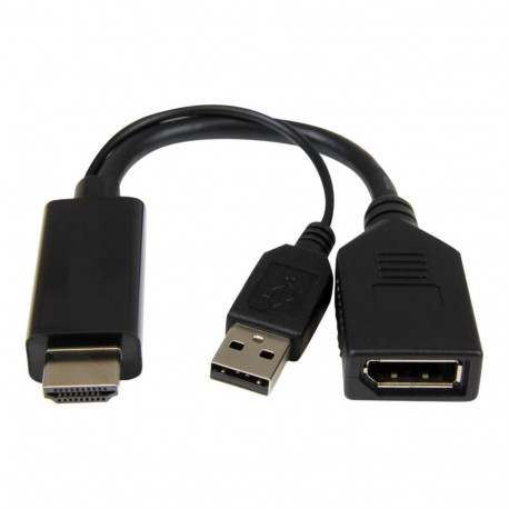 Cablexpert | Active 4K HDMI to DisplayPort Adapter | A-HDMIM-DPF-01 | Black | DisplayPort Female | H