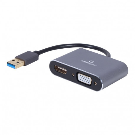 Cablexpert USB ekraaniadapter A-USB3-HDMIVGA-01 USB 3.0 Type-A 0.15 m