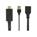 Cablexpert | Black | DisplayPort Female | HDMI Male (Type A) | Active 4K HDMI to DisplayPort Adapter