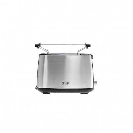 Adler | Toaster | AD 3214 | Power 750 W | Number of slots 2 | Housing material Stainless steel | Sil