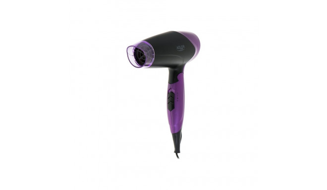 Adler | Hair Dryer | AD 2260 | 1600 W | Number of temperature settings 2 | Black/Purple