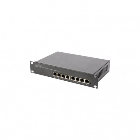 Digitus | 8-port Gigabit Ethernet Switch | DN-80114 | Unmanaged | Rackmountable | Power supply type