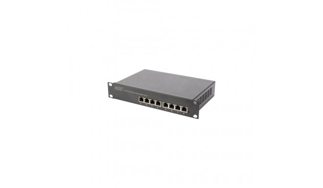 Digitus | 8-port Gigabit Ethernet Switch | DN-80114 | Unmanaged | Rackmountable | Power supply type 