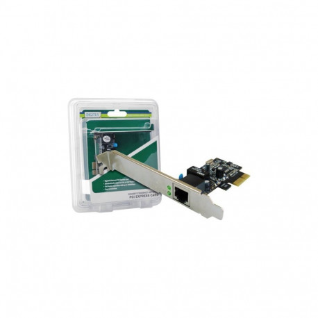 Digitus Gigabit Ethernet PCI Express kaart, 2-porti 32-bitine, madala profiiliga kinnitus, Intel kii