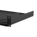 Digitus | Fixed Shelf for Racks | DN-19 TRAY-1-SW | Black | The shelves for fixed mounting can be in