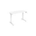 Electric Height Adjustable Desk | 73 - 123 cm | Maximum load weight 50 kg | Metal | White