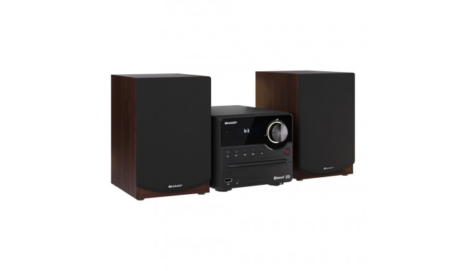 Sharp XL-B512(BR) Hi-Fi Micro System, CD/FM/USB/Bluetooth v5.0, 45W, Brown | Sharp | Hi-Fi Micro Sys