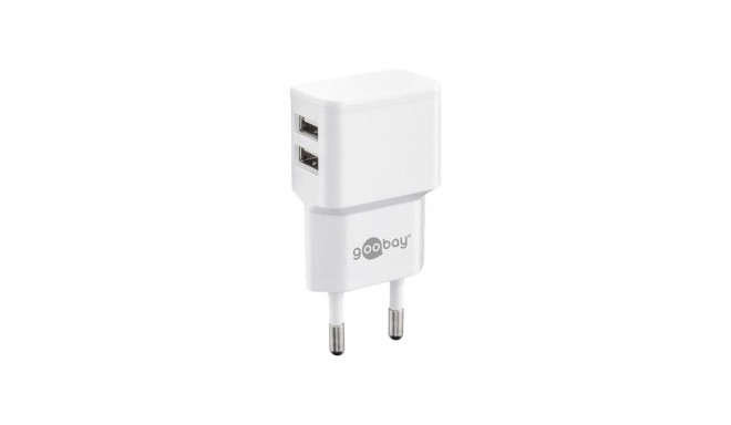 Goobay 2.4 A kahe USB laadija 44952