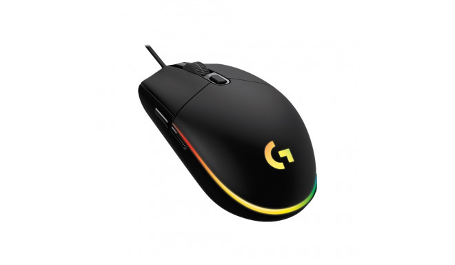 Logitech G102 LIGHTSYNC juhtmega USB must mänguhiir