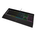 Corsair | Rubber Dome | K55 RGB PRO | Gaming keyboard | Gaming Keyboard | RGB LED light | US | Wired