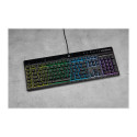 Corsair | Rubber Dome | K55 RGB PRO | Gaming keyboard | Gaming Keyboard | RGB LED light | US | Wired