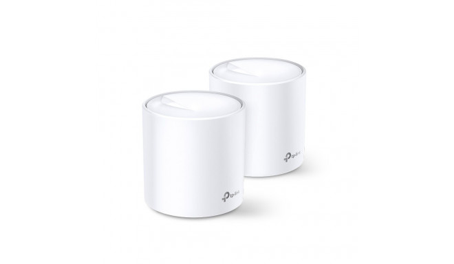 AX1800 Whole Home Mesh Wi-Fi 6 System | Deco X20 (2-pack) | 802.11ax | 1201+574 Mbit/s | 10/100/1000