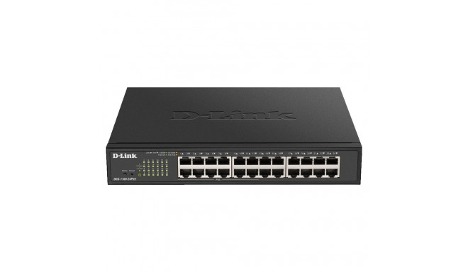 D-Link | Nutikas lüliti | DGS-1100-24PV2 | Hallatav | Riiulisse paigaldatav | Power over Ethernet (P