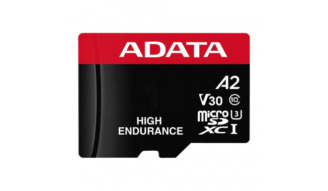 ADATA | AUSDX128GUI3V30SHA2-RA1 Memory Card | 128 GB | MicroSDXC | Flash memory class 10 | Adapter