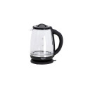 Camry | Kettle | CR 1290 | Standard | 2200 W | 2 L | Plastic/glass | 360° rotational base | Black/Tr