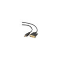 Gembird | HDMI 19pin male | DVI 18+1pin male | HDMI to DVI-D | 0.5 m