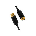 Logilink | Black | DP Male | DP Male | DisplayPort Cable | DP to DP | 1 m