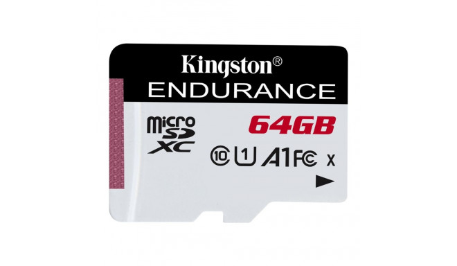 Kingston | Endurance | UHS-I U1 | 64 GB | micro SDXC | Flash memory class 10