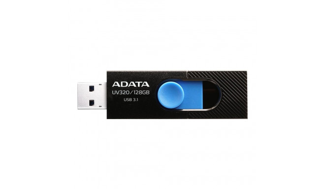 ADATA UV320 128 GB USB 3.1 must/sinine