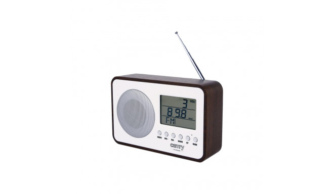 Camry | Digital Radio | CR 1153 | 5 W | White/woden