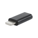Gembird | USB Type-C adapter (CF/8pin M), Black
