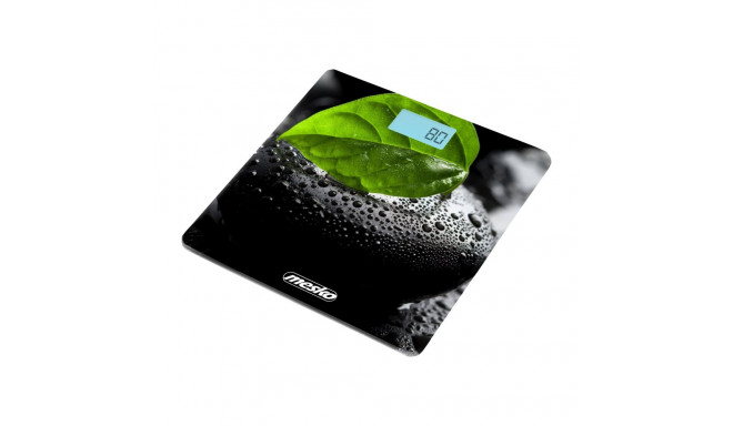 Mesko | Bathroom scales | MS 8149 | Maximum weight (capacity) 150 kg | Accuracy 100 g | Black/ green