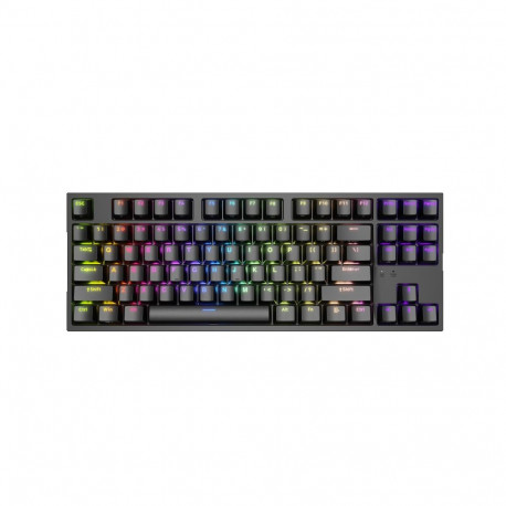 Genesis | THOR 404 TKL | Mechanical Gaming Keyboard | Wired | US | Gateron Yellow Pro | Black | RGB