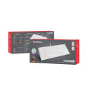 Genesis | White | Mechanical Gaming Keyboard | THOR 404 TKL RGB | Mechanical Gaming Keyboard | Wired