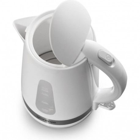Gorenje | Kettle | K17WE | Electric | 2200 W | 1.7 L | Plastic/Metal | 360° rotational base | White