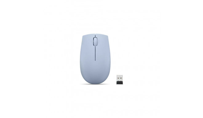 Lenovo | Compact Mouse with battery | 300 | Wireless | Frost Blue