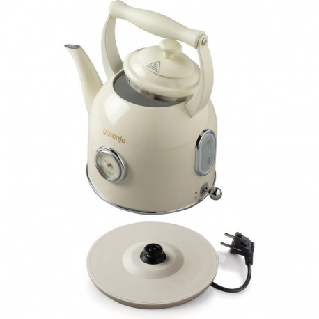 Gorenje | Kettle | K17CLIN | Electric | 2000 W | 1.7 L | Plastic/Metal | 360° rotational base | Beig