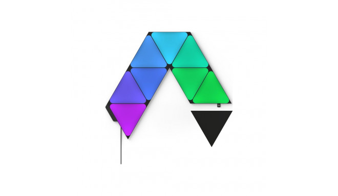 Nanoleaf Shapes mustade kolmnurkade stardikomplekt (9 paneeli) 42 W WiFi