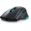 Dell | Gaming Mouse | AW620M | Wired/Wireless | Alienware Wireless Gaming Mouse | Dark Side of the M