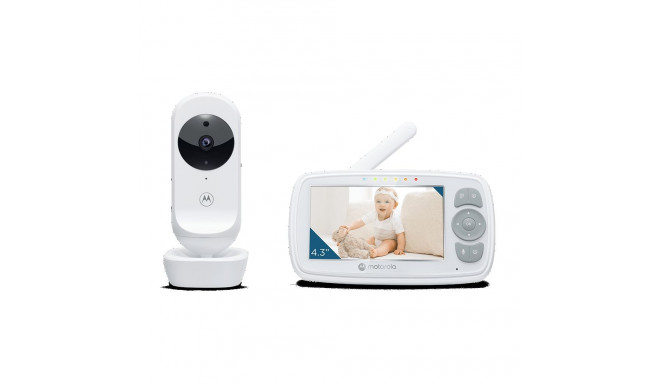 Motorola | Video Baby Monitor | VM34 4.3" | 4.3" diagonal color screen; Lullabies; Two-way talk; Roo