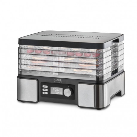 Caso Toidukuivati DH 450 370-450 W, 5 plaati, temperatuuri reguleerimine, integreeritud taimer, must