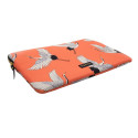 Casyx | Fits up to size 13 ”/14 " | Casyx for MacBook | SLVS-000006 | Sleeve | Coral Cranes | Waterp